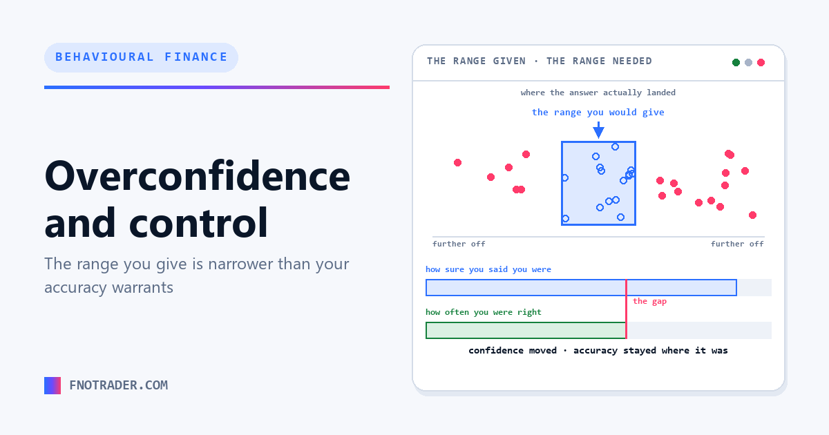 Overconfidence and the illusion of control